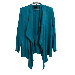 Citron Teal Women's Jacket 100% Silk